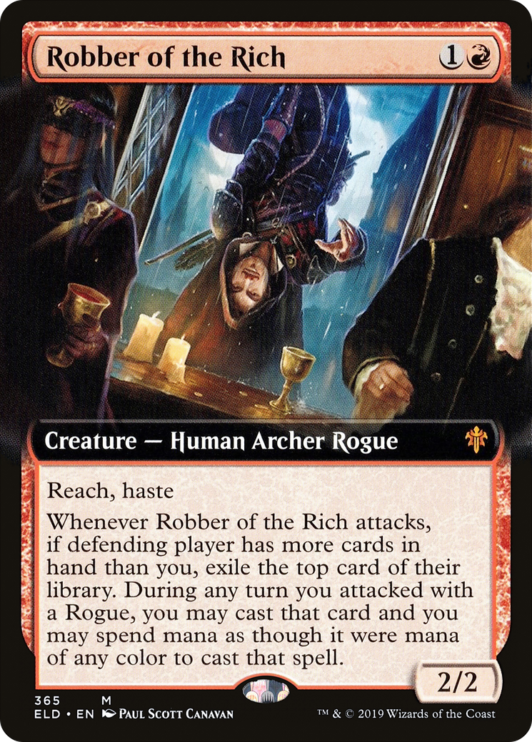 Robber of the Rich (Extended Art) (ELD-365) - Throne of Eldraine: (Extended Art) Foil