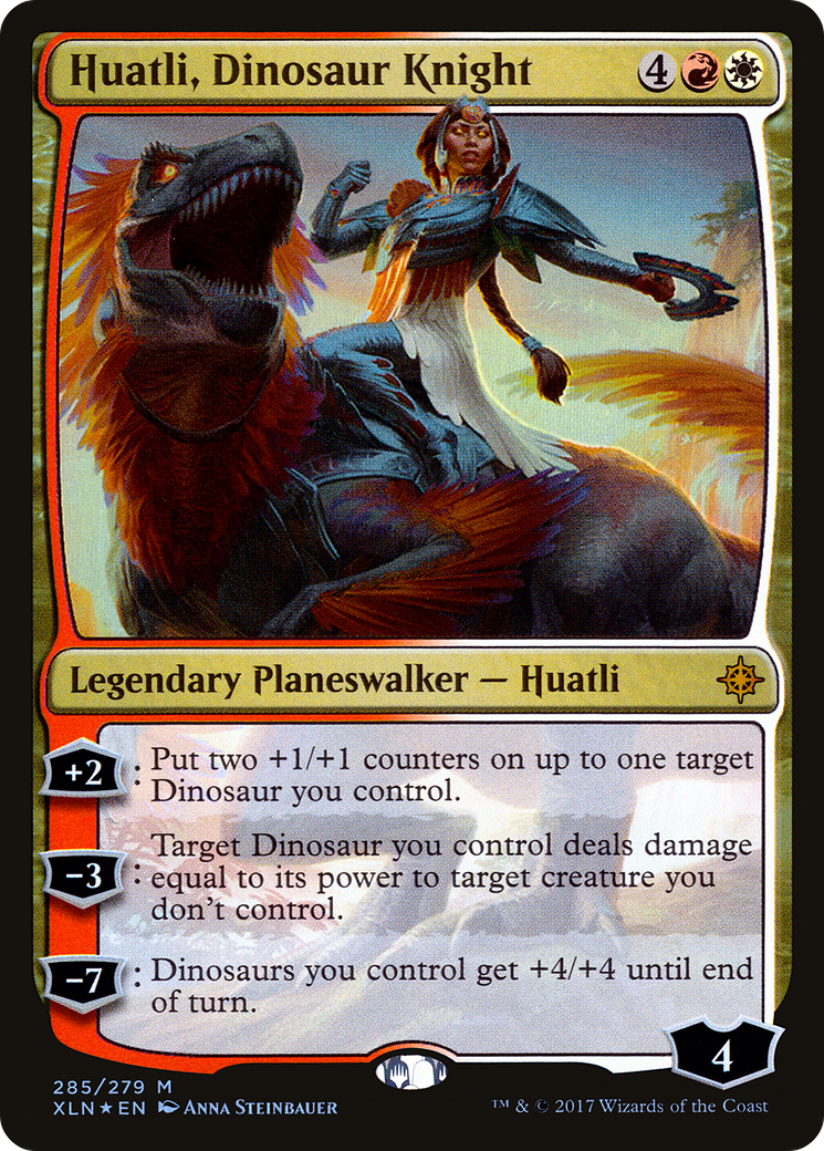 Huatli, Dinosaur Knight (XLN-285) - Ixalan