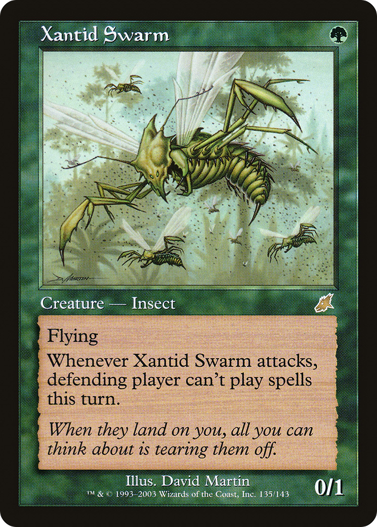 Xantid Swarm (SCG-135) - Scourge Foil