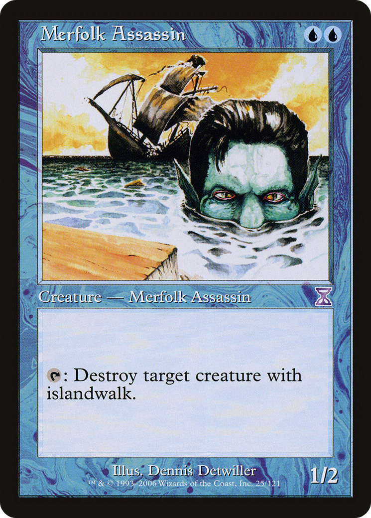 Merfolk Assassin (TSB-025) - Time Spiral Timeshifted