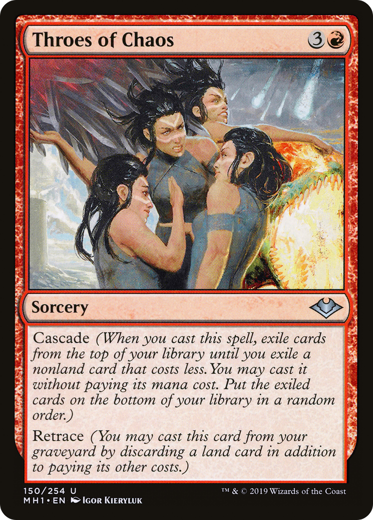 Throes of Chaos (MH1-150) - Modern Horizons Foil