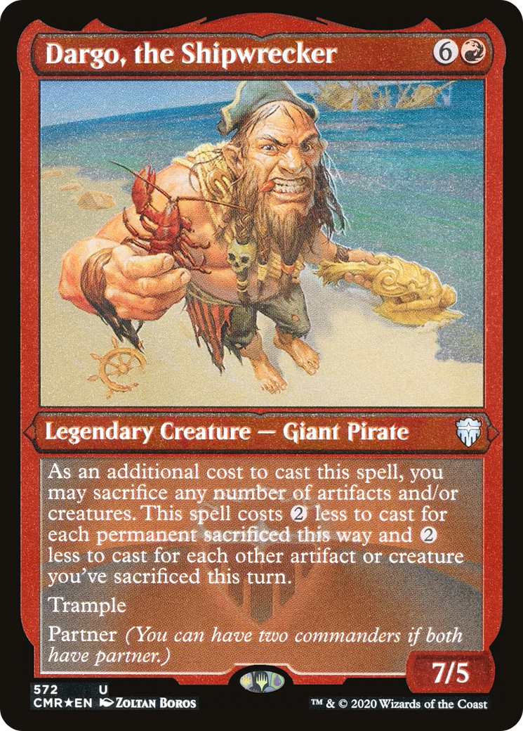 Dargo, the Shipwrecker (Foil Etched) (CMR-572) - Commander Legends Foil
