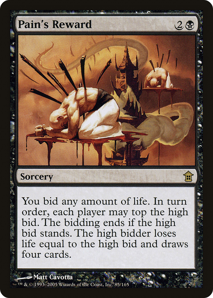 Pain's Reward (SOK-085) - Saviors of Kamigawa