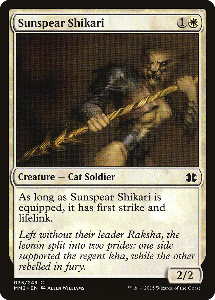 Sunspear Shikari (MM2-035) - Modern Masters 2015
