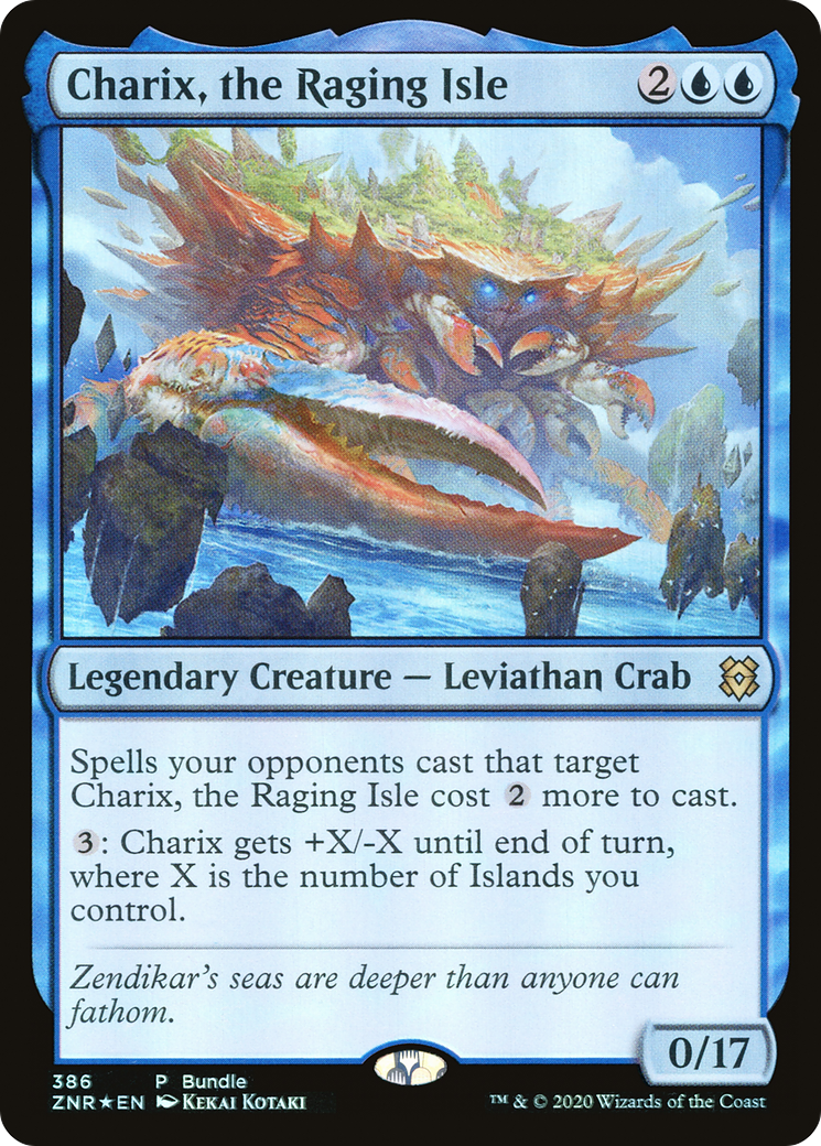 Charix, the Raging Isle (ZNR Bundle) (UMP-386) - Zendikar Rising Foil