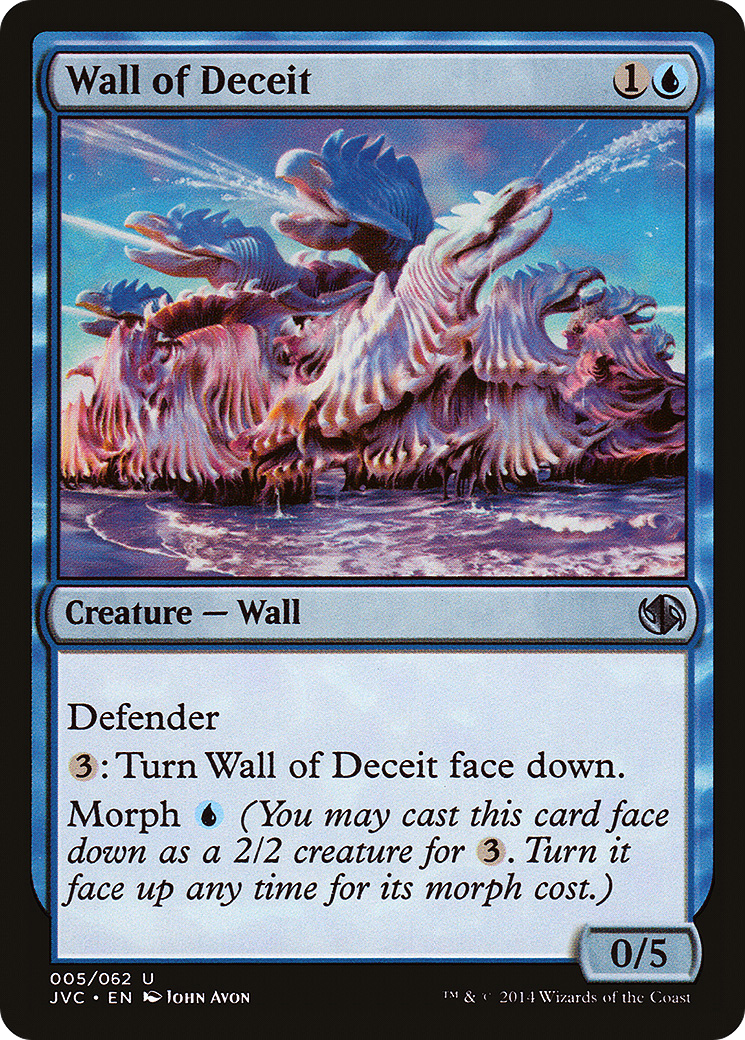 Wall of Deceit (DD3-) - Duel Decks Anthology: Jace vs. Chandra