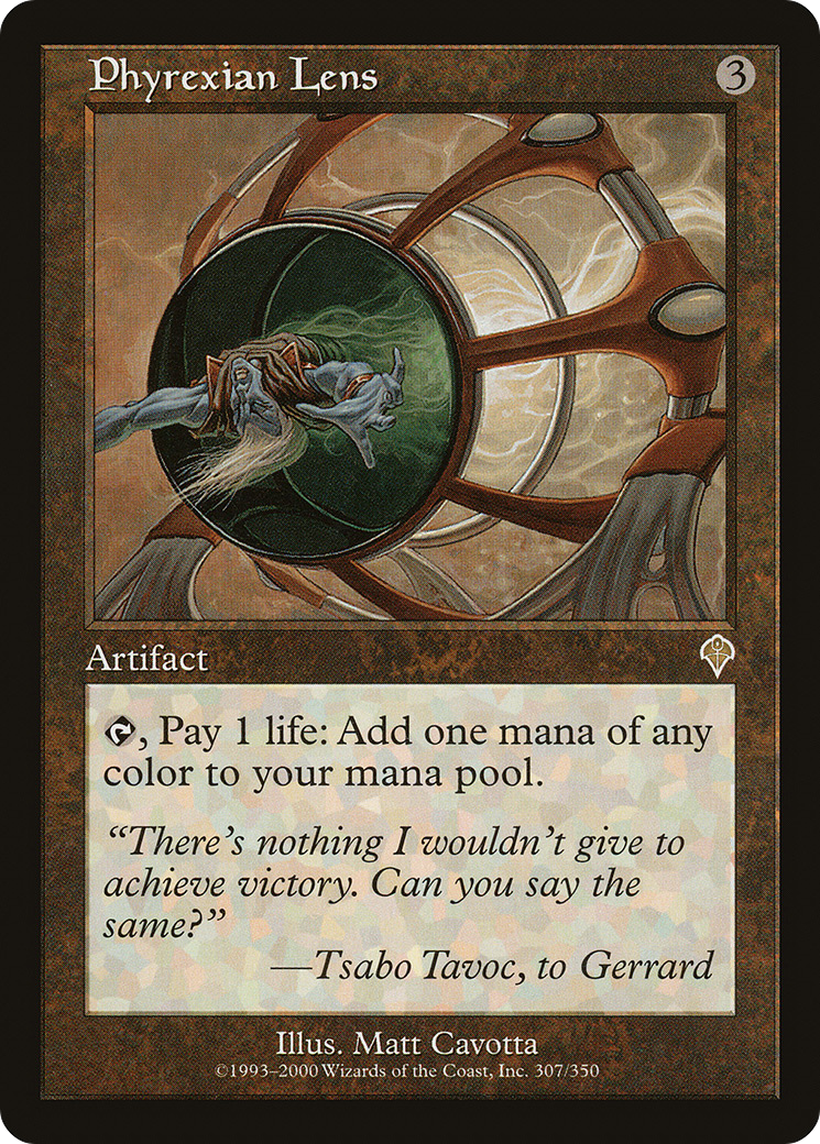 Phyrexian Lens (INV-307) - Invasion Foil