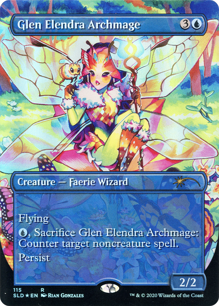 Glen Elendra Archmage (SLD-115) - Secret Lair Drop (Borderless) Foil