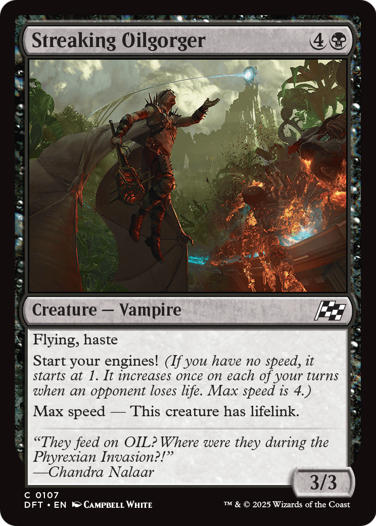 Streaking Oilgorger (DFT-107) - Aetherdrift Foil