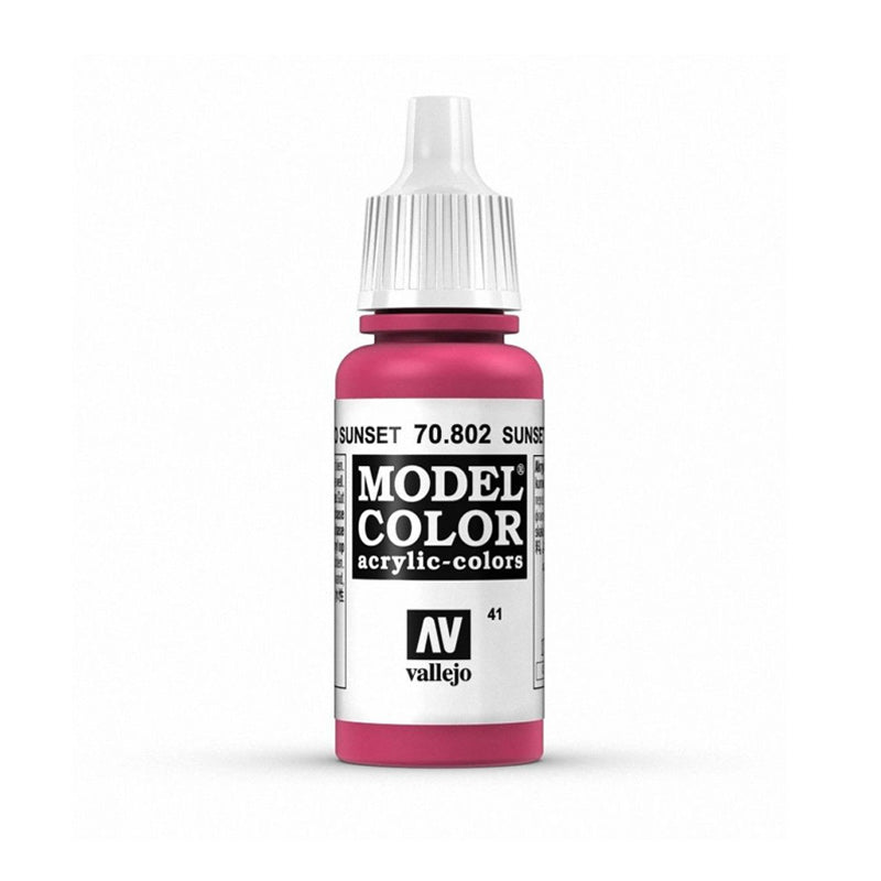 Vallejo Model Color: Sunset Red 70.802 (17ml)