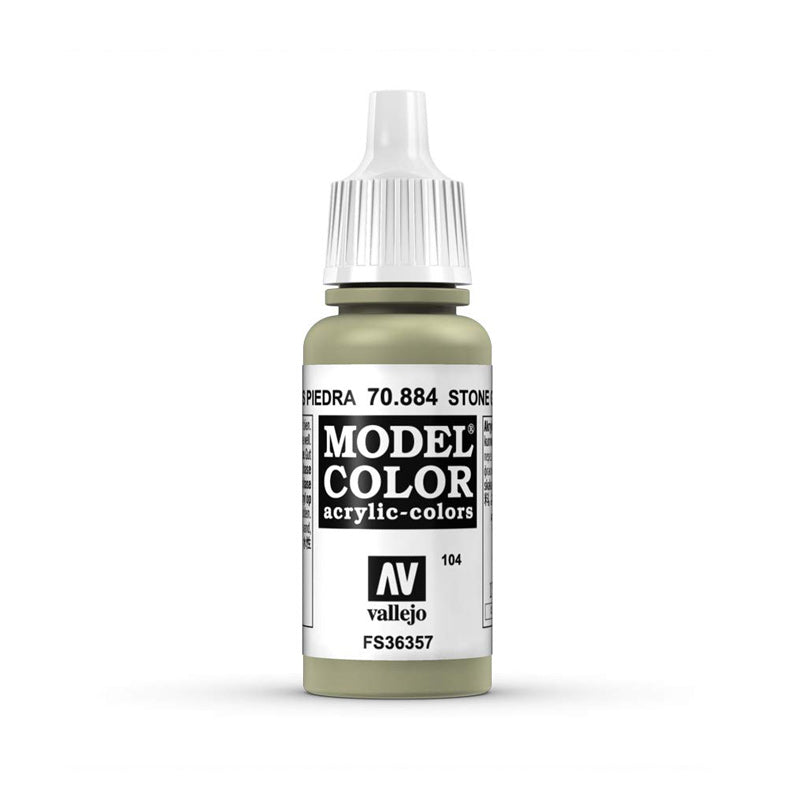 Vallejo Model Color 70884 Stone Grey, 17 Ml, Colore Acrilico Non Tossico Per Modellismo