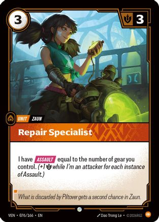 Repair Specialist (076/166) - Vendetta Foil