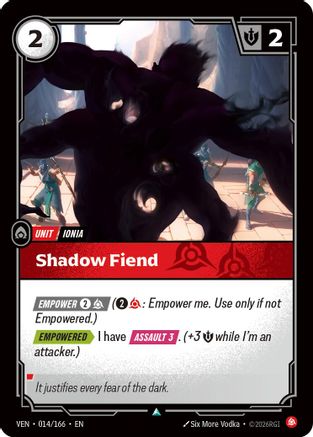 Shadow Fiend (014/166) - Vendetta Foil