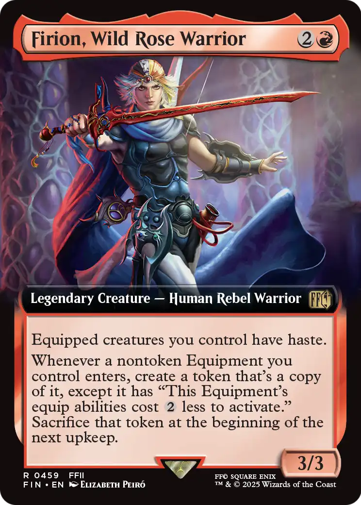 Firion, Wild Rose Warrior (Extended Art) (FIN-459) - FINAL FANTASY: (Extended Art) Foil