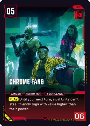 Chrome Fang (B008) - Welcome to Night City Beta