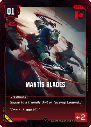 Mantis Blades (B025) - Welcome to Night City Beta