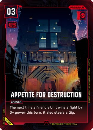 Appetite for Destruction (B028) - Welcome to Night City Beta
