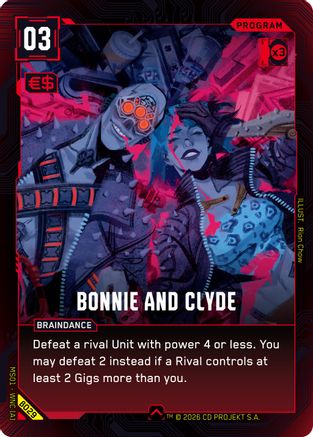Bonnie and Clyde (B029) - Welcome to Night City Beta