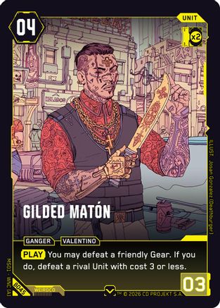 Gilded Maton (B045) - Welcome to Night City Beta