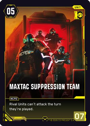MaxTac Suppression Team (B050) - Welcome to Night City Beta