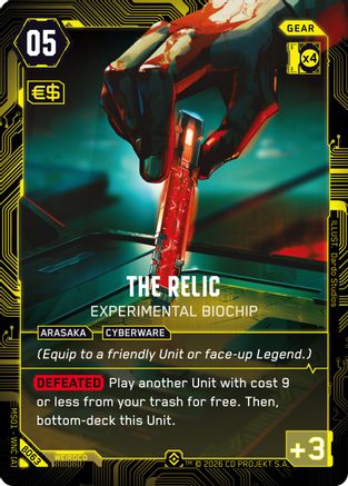 The Relic - Experimental Biochip (Epic) (B063) - Welcome to Night City Beta Foil