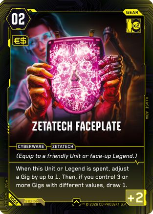 Zetatech Faceplate (B064) - Welcome to Night City Beta