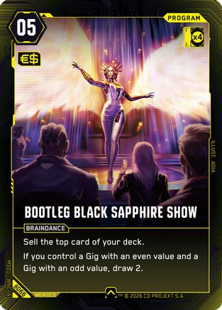 Bootleg Black Sapphire Show (B066) - Welcome to Night City Beta
