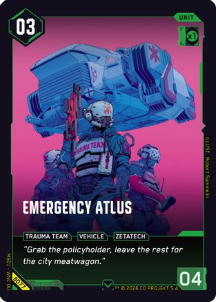 Emergency Atlus (B077) - Welcome to Night City Beta