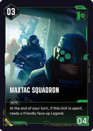 MaxTac Squadron (B082) - Welcome to Night City Beta