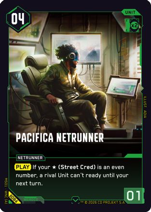 Pacifica Netrunner (B084) - Welcome to Night City Beta