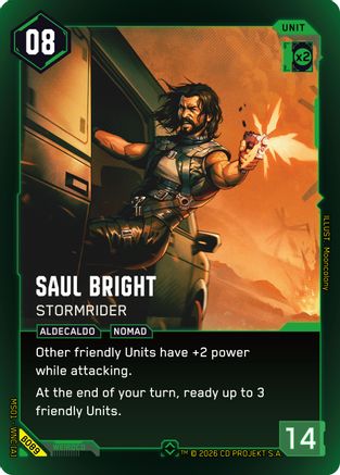 Saul Bright - Stormrider (B089) - Welcome to Night City Beta Foil