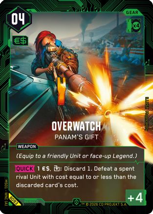 Overwatch - Panam's Gift (Epic) (B093) - Welcome to Night City Beta Foil