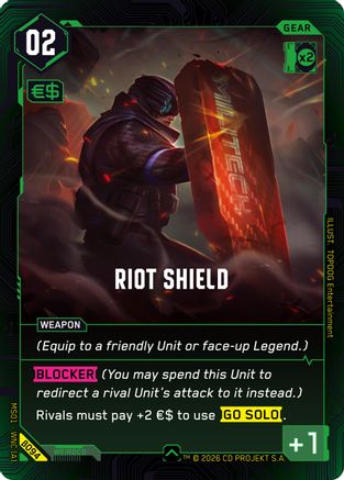 Riot Shield (B094) - Welcome to Night City Beta