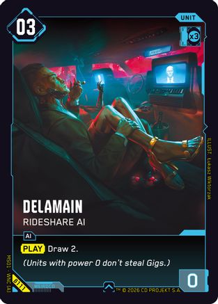 Delamain - Rideshare AI (B111) - Welcome to Night City Beta