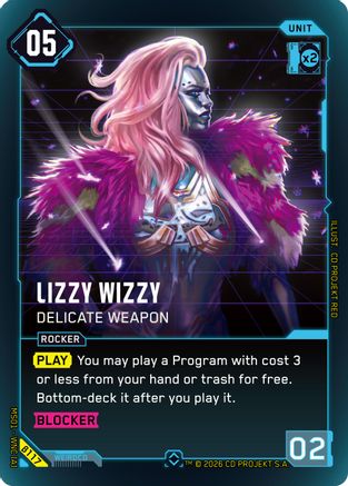 Lizzy Wizzy - Delicate Weapon (B117) - Welcome to Night City Beta Foil