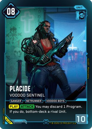 Placide - Voodoo Sentinel (B123) - Welcome to Night City Beta Foil