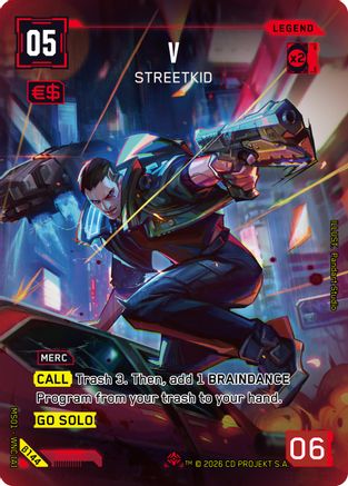V - Streetkid (ILegend) (B144) - Welcome to Night City Beta Foil