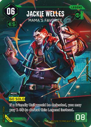 Jackie Welles - Mama's Favorite (ILegend) (B152) - Welcome to Night City Beta Foil