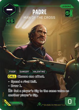 Padre - Man of the Cross (ILegend) (B153) - Welcome to Night City Beta Foil