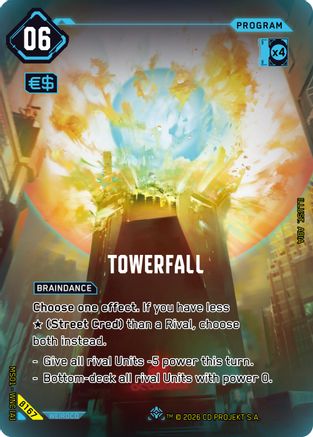 Towerfall (IO) (B167) - Welcome to Night City Beta Foil