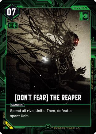 (Don't Fear) The Reaper (098) - Welcome to Night City Retail Foil