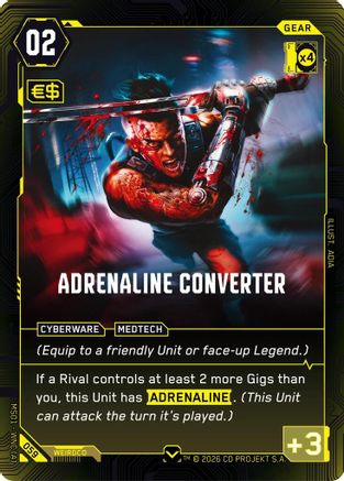 Adrenaline Converter (059) - Welcome to Night City Retail