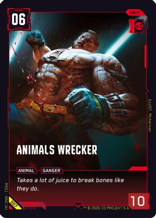 Animals Wrecker (007) - Welcome to Night City Retail