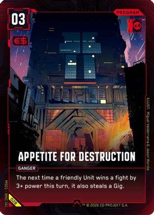 Appetite for Destruction (028) - Welcome to Night City Retail