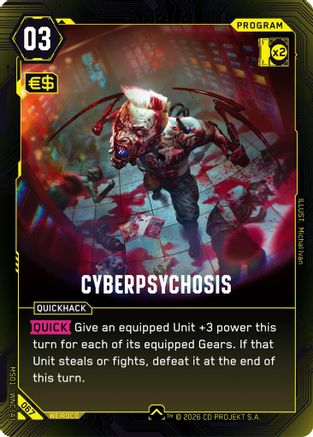 Cyberpsychosis (067) - Welcome to Night City Retail