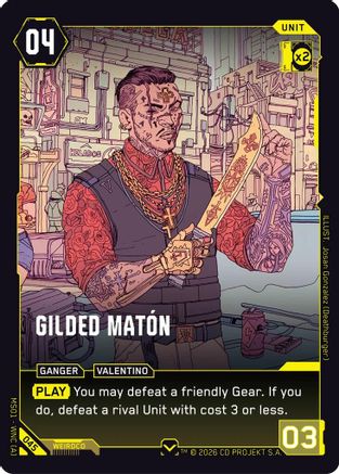 Gilded Maton (045) - Welcome to Night City Retail