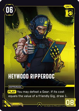 Heywood Ripperdoc (047) - Welcome to Night City Retail