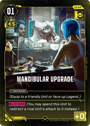 Mandibular Upgrade (062) - Welcome to Night City Retail
