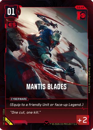 Mantis Blades (025) - Welcome to Night City Retail