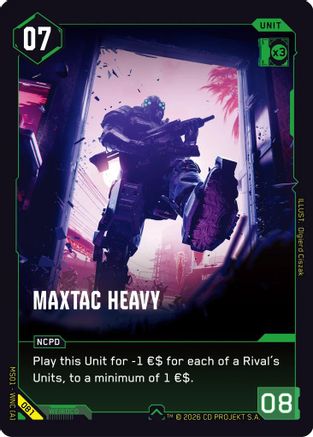 MaxTac Heavy (081) - Welcome to Night City Retail